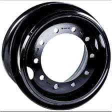 Колесный диск ЧКПЗ Грузовой автомобиль 310х533/10х335 D281 ET115 черный мост МАДАРА без вент.